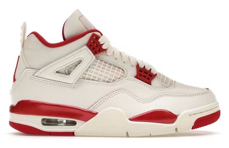 DS Jordan 4 Retro Valentine's Day Sierra Red (Women's) Size 8.5W,9M
