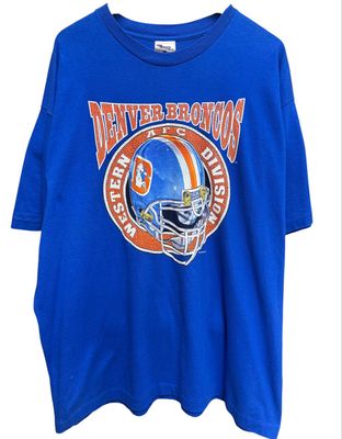 Vtg Denver Broncos Wester Division AFC Size XXL
