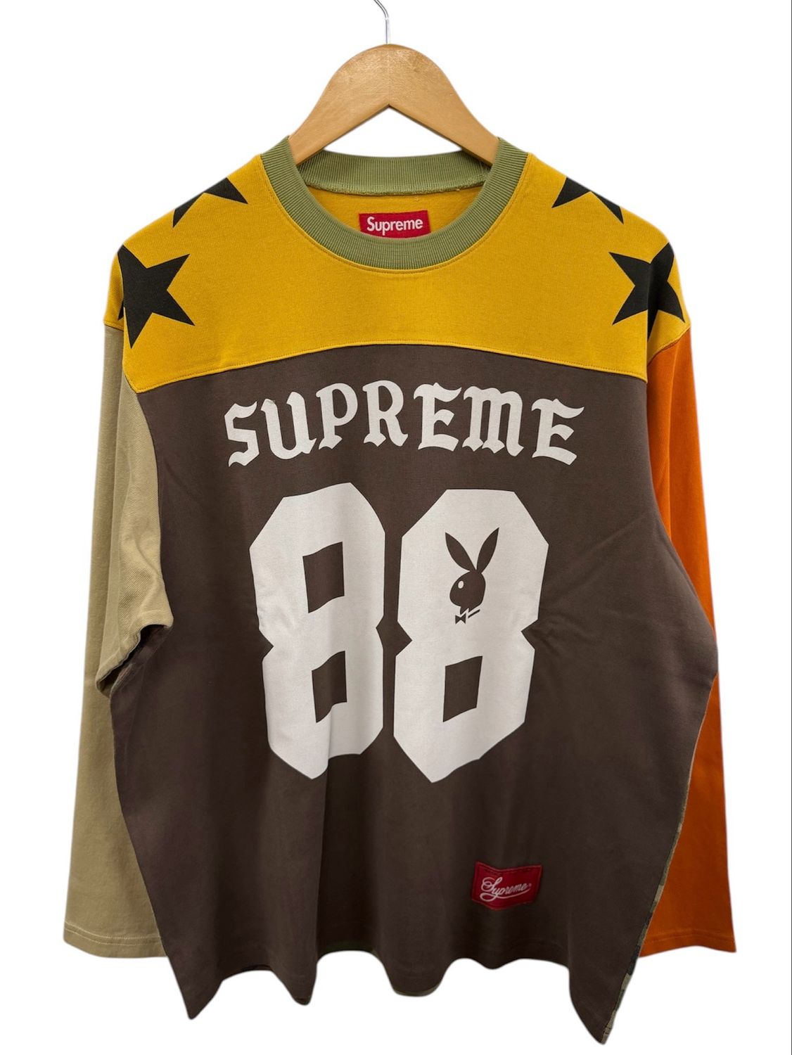 Supreme Playboy L/S Football Top Brown Size Large (NEW)