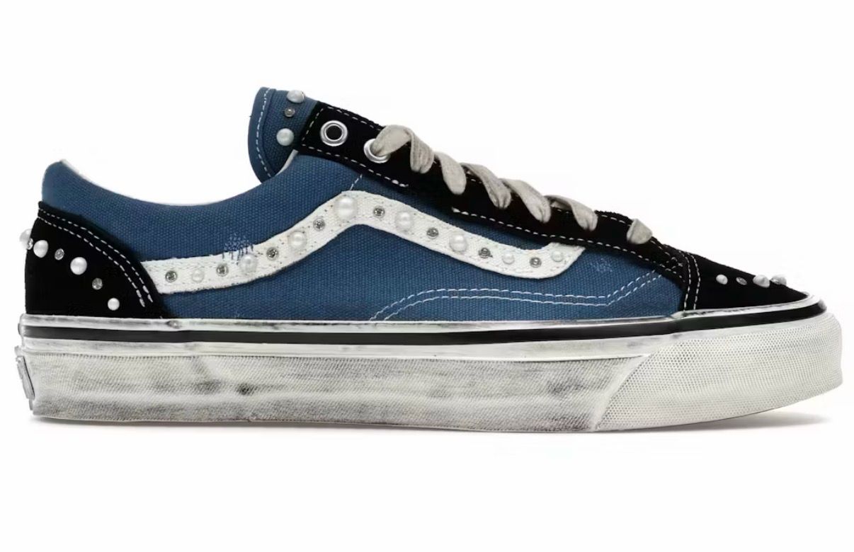 Vans LX Old Skool 36 Pearlized Pack Black Navy (NEW)