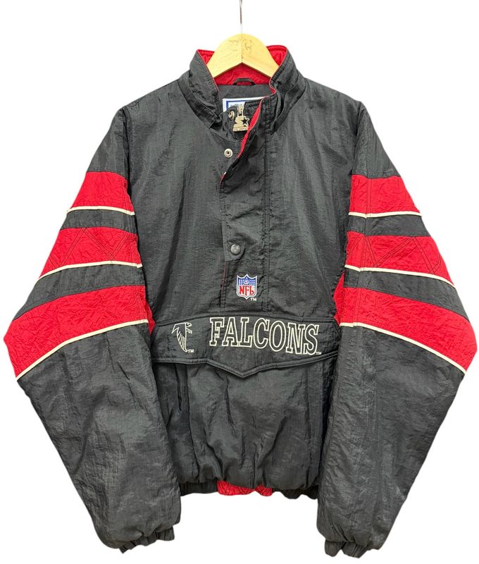 Vintage Atlanta Falcons Starter Puffer Jacket Size XL 29x31