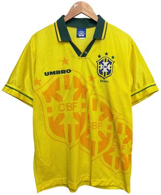 Retro 1994 Brasil Umbro National Jersey Size Medium
