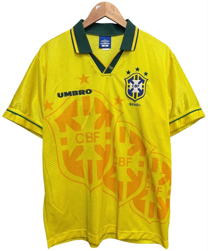 Retro 1994 Brasil Umbro National Jersey Size Medium