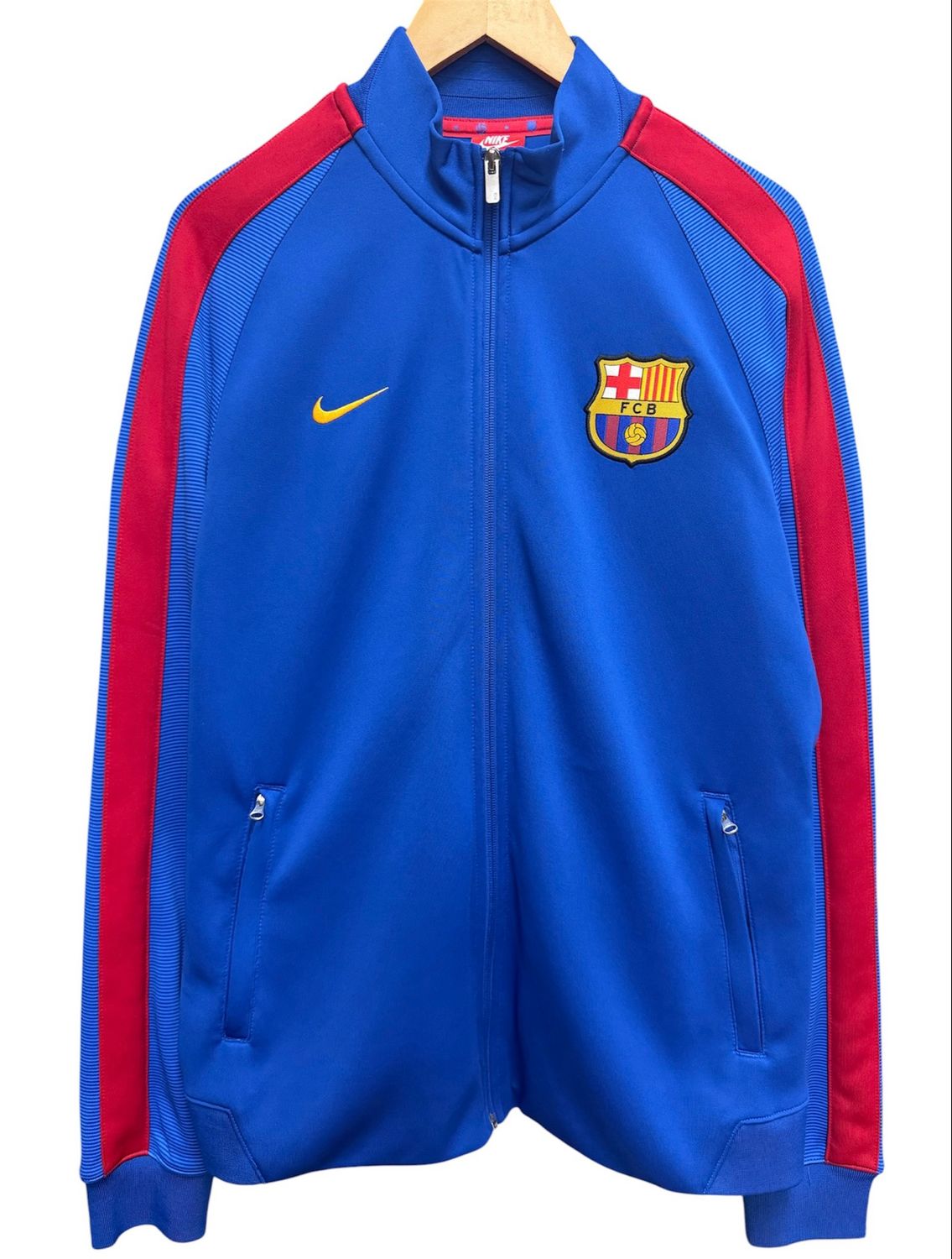 2017 Fc Barcelona Nike Track Jacket Size Large