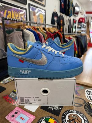 Nike Air Force 1 Low Off-White MCA University Blue Size 8.5