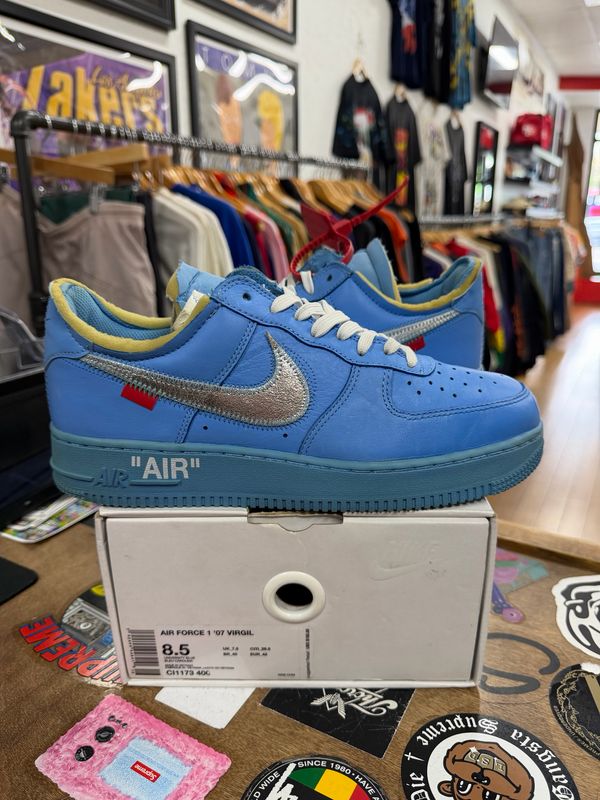 Nike Air Force 1 Low Off-White MCA University Blue Size 8.5