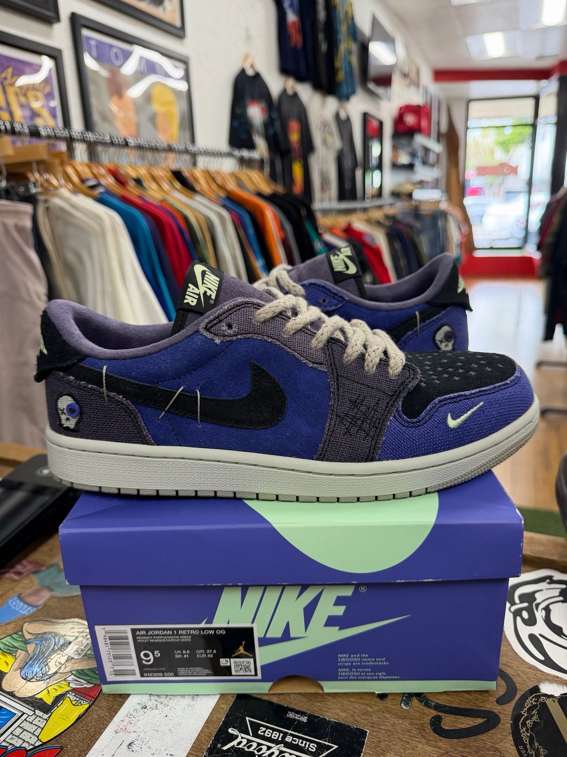 Jordan 1 Retro Low OG Zion Williamson Voodoo Alternate Size 9.5 (Lightly Worn)