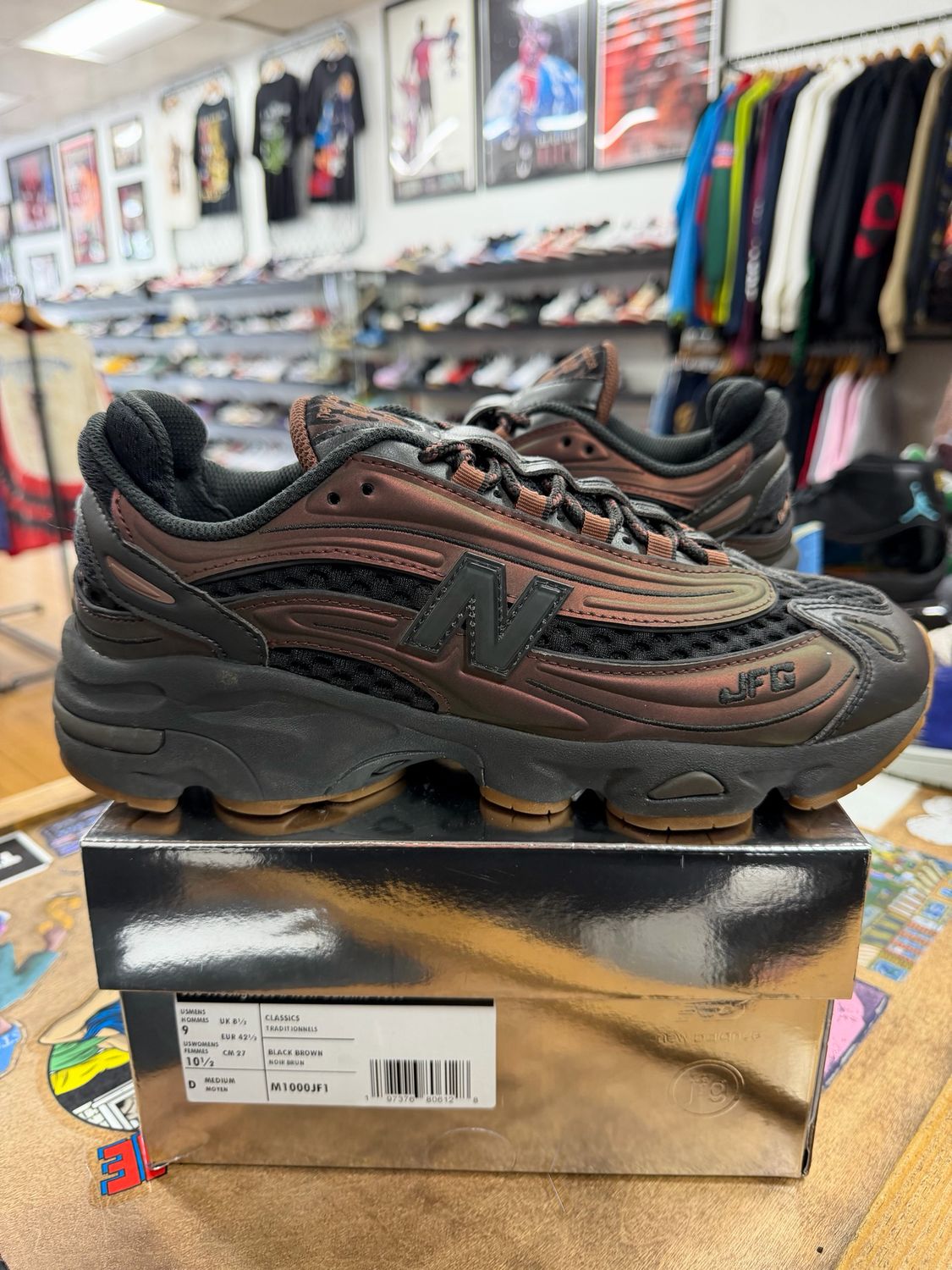 New Balance 1000 Joe Freshgoods When Things Were Pure Black Ice Size 9 (Lightly Worn)