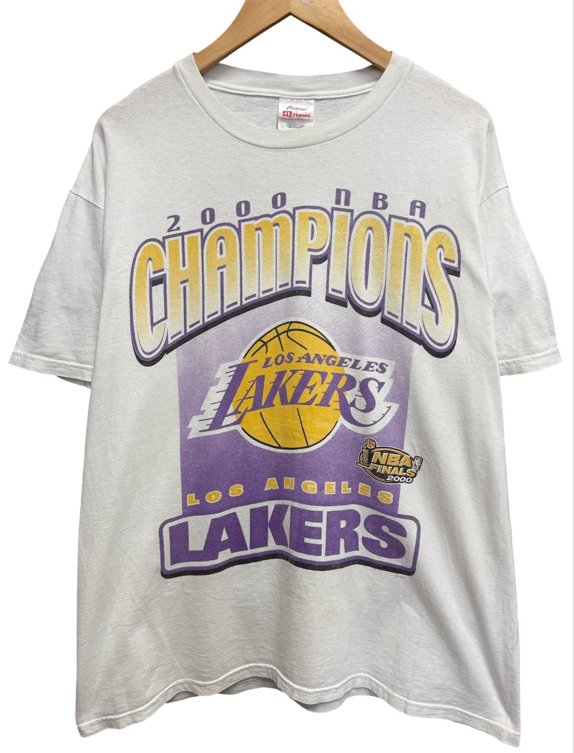 Vintage 2000 Lakers Champion Tee Size Large