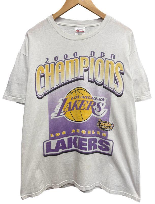 Vintage 2000 Lakers Champion Tee Size Large