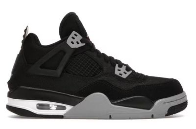 Jordan 4 Retro Black Canvas (GS) Size 5.5Y (NEW)