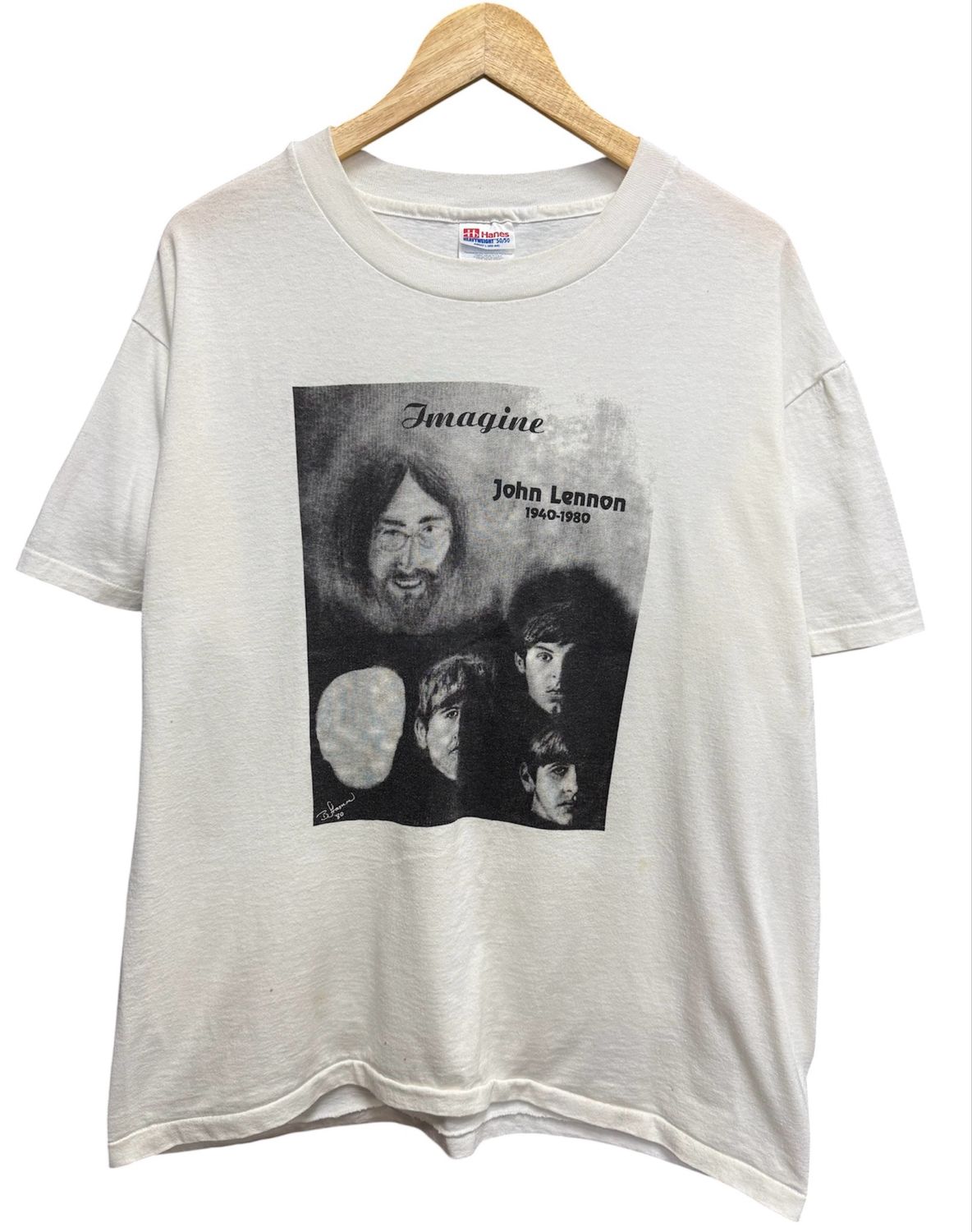 Vtg John Lennon 1940-1980 Tee Size L 23x29
