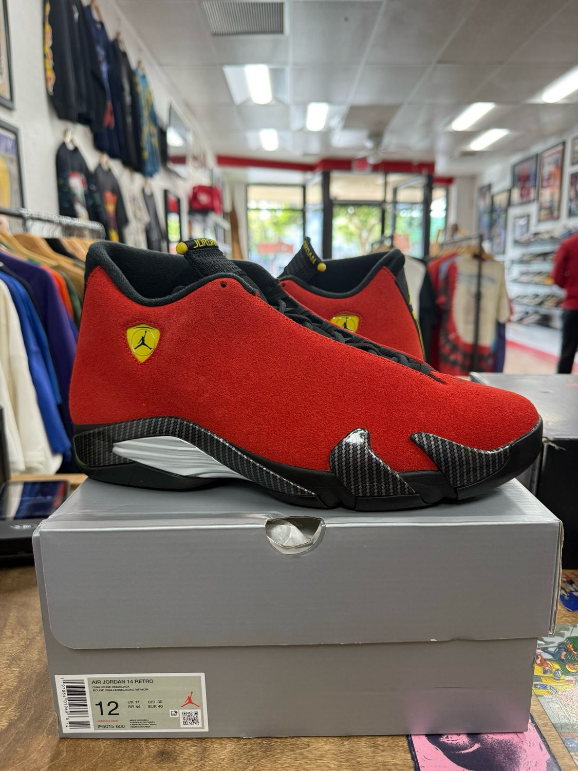 Lightly Worn Jordan 14 Retro Ferrari (2025) Size 12
