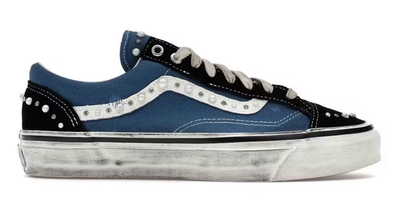 Vans LX Old Skool 36 Pearlized Pack Black Navy Size 8.5 (NEW)