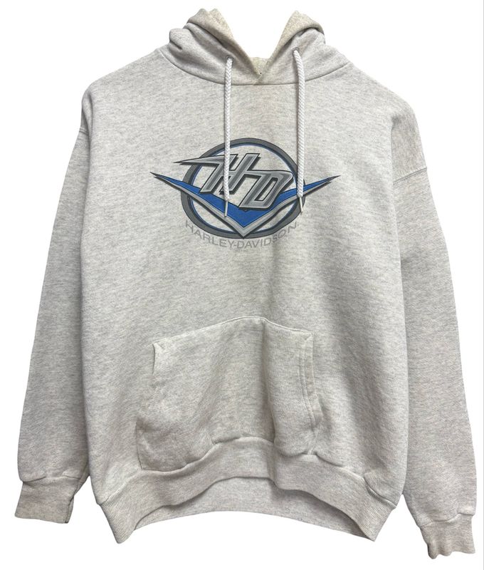 Vtg Harley Davidson New Castle, Pennsylvania Hoodie Size M 21x25