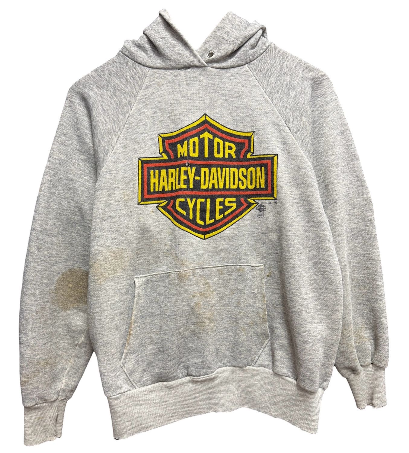Vtg Harley Davidson Eagle Mills Marquette,Michigan Hoodie Size S 20x25