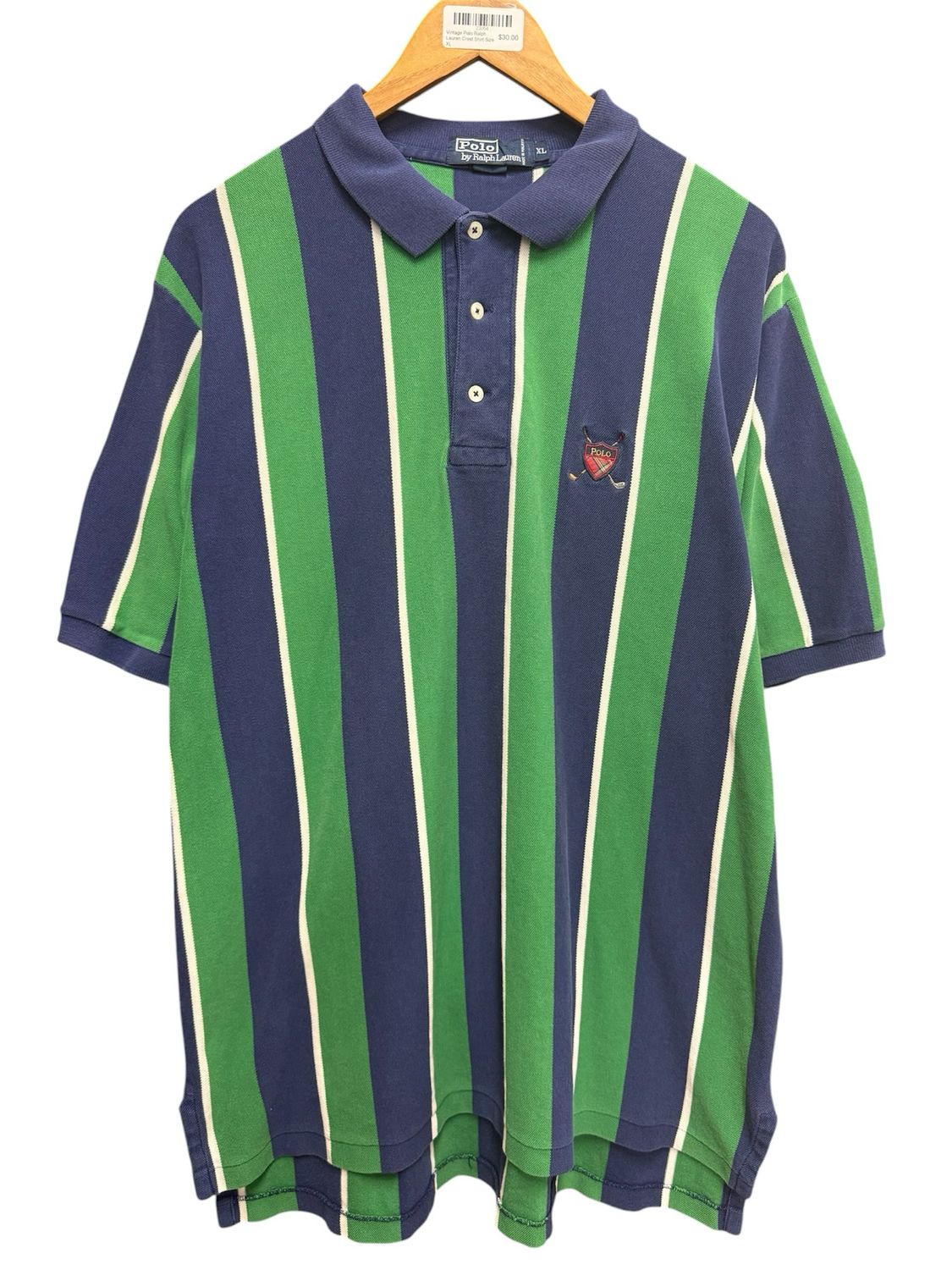 Vintage Polo Ralph Lauren Crest Shirt Size XL