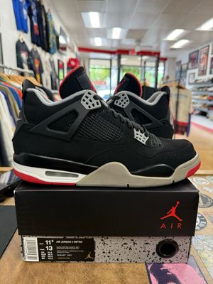 Pre Owned Jordan 4 Retro Bred (2019) Size 11.5