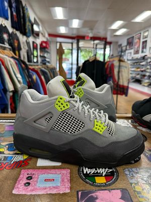Pre Owned Jordan 4 Retro SE 95 Neon Size 9.5 *NO BOX*