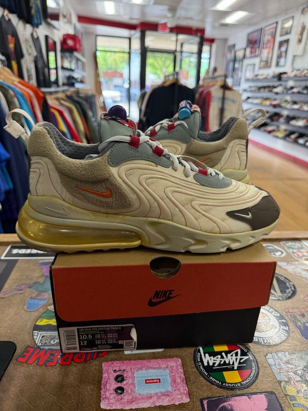 Nike Air Max 270 React ENG Travis Scott Cactus Trails Size 10.5 (WORN)