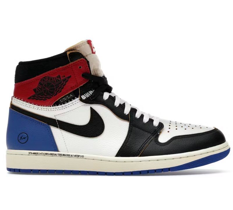 Jordan 1 Retro High OG SP Fragment x Union LA Varsity Red Sport Royal Size 11.5 (NEW)