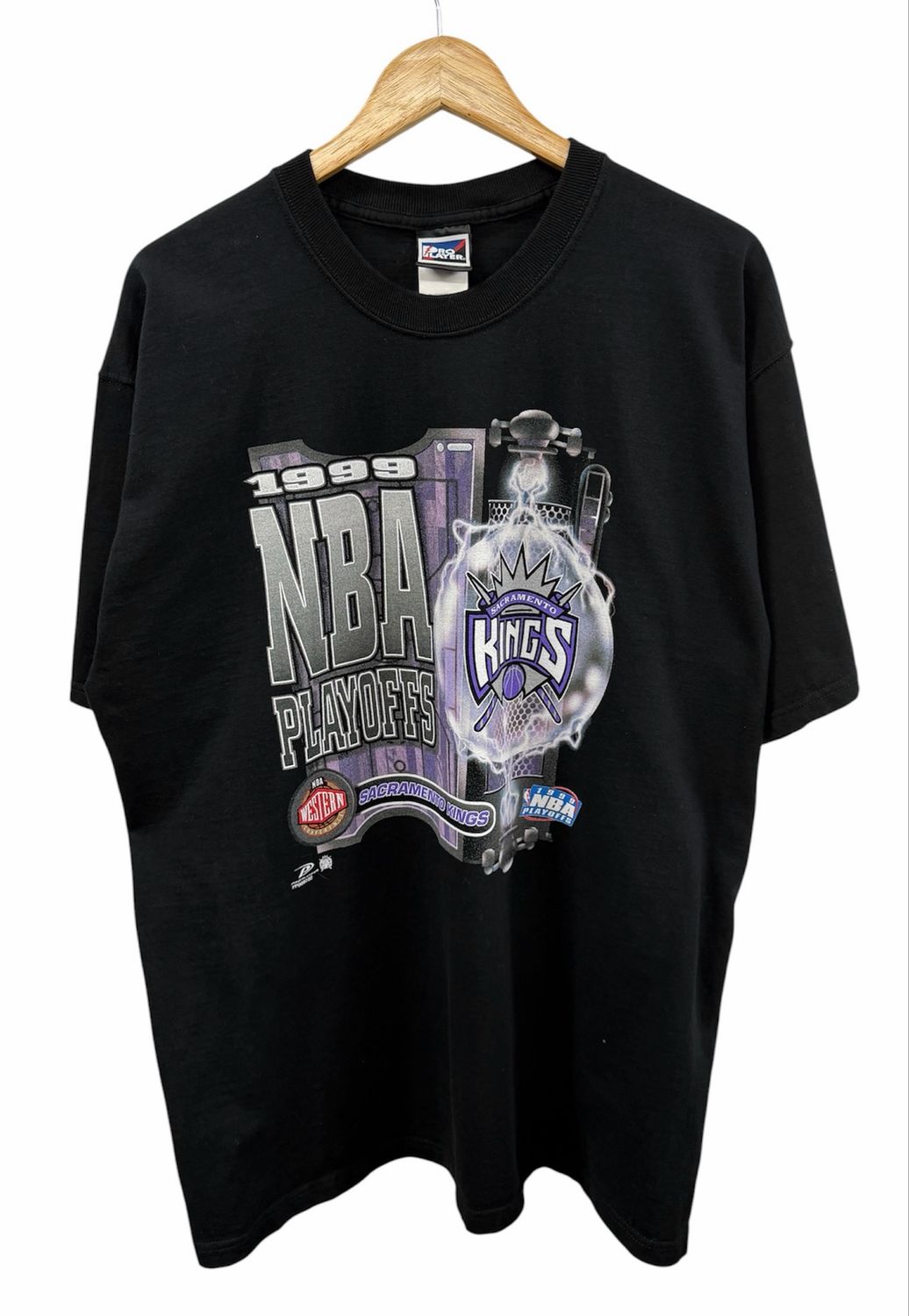 Vintage 1999 Sacramento Kings Playoffs Tee Size XL