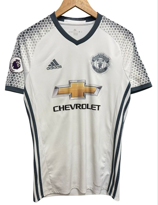 Pre Owned 2016-2017 Pogba Manchester United Third Jersey Size XS