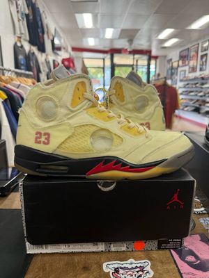 Jordan 5 Retro Off-White Sail Size 13 (WORN)