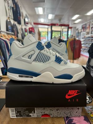 Jordan 4 Retro Military Blue (2024) Size 8 (TRIED ON)