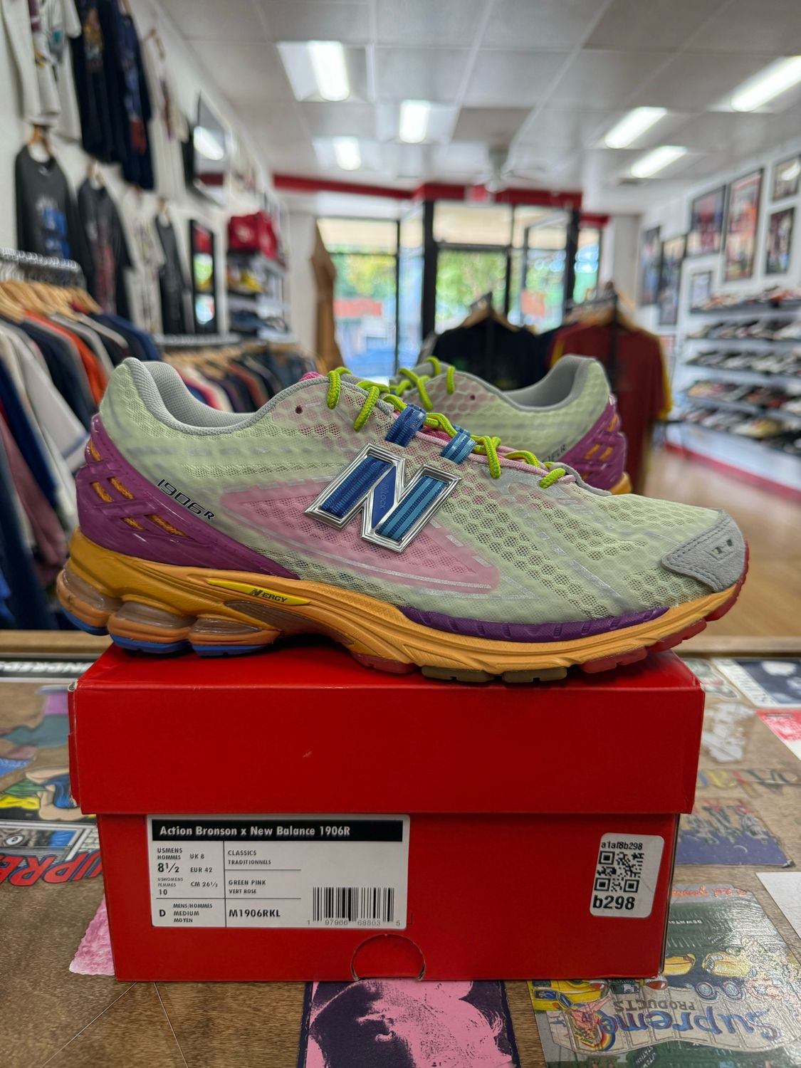 Lightly Worn New Balance 1906R Action Bronson Rosewater Size 8.5