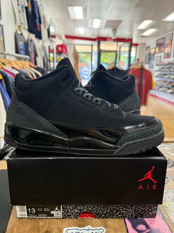 Jordan 3 Retro Black Cat (2025) Size 13 (WORN)