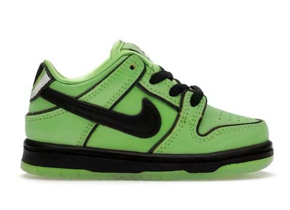 DS Nike SB Dunk Low The Powerpuff Girls Buttercup (PS) Size 13.5C