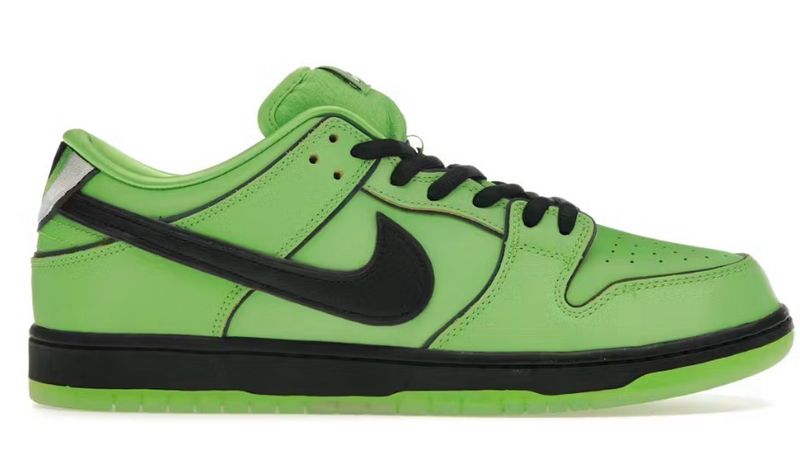 Nike SB Dunk Low The Powerpuff Girls Buttercup Size 12 (NEW)