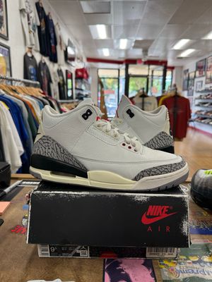 Pre Owned Jordan 3 Retro White Cement Reimagined Size 9.5
