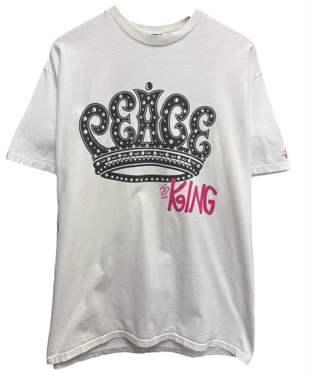2010's Stussy Peace Is King Tee Size Large