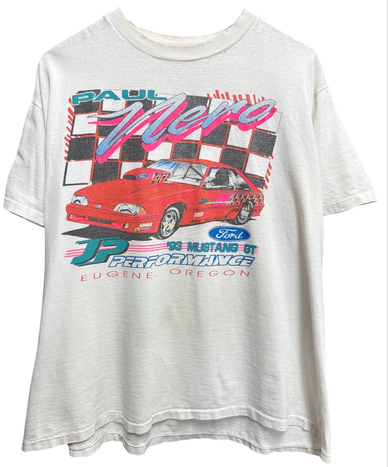 90's Mustang Gt Distressed Tee Size XL