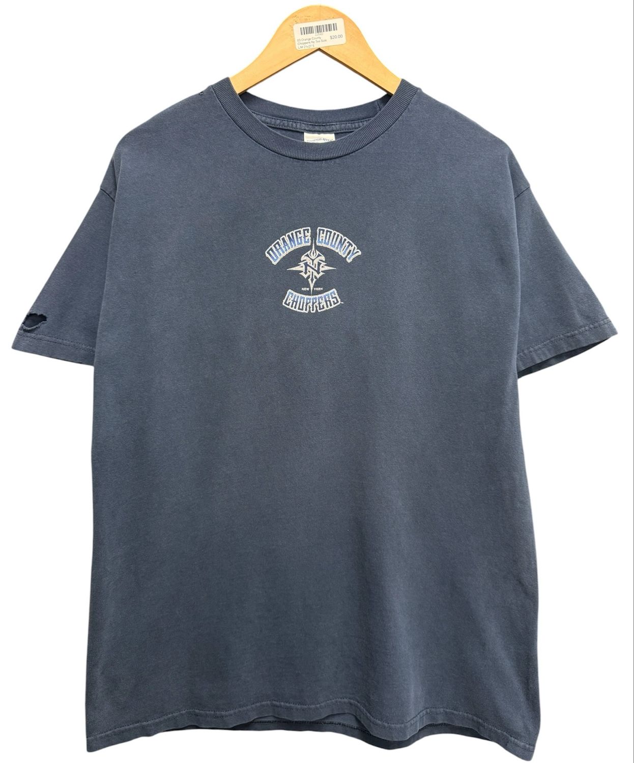 03 Orange County Choppers Ny Tee Size L/M 21x27.5
