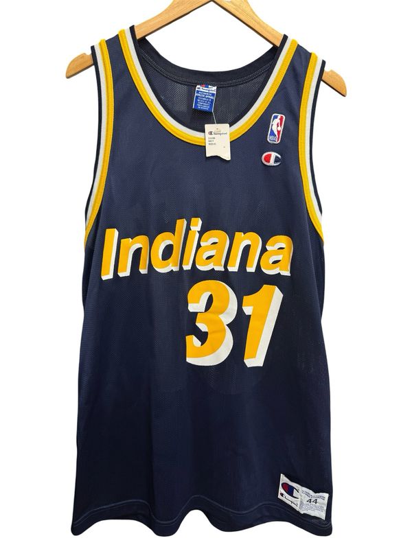 90's Deadstock Indiana Pacers Reggie Miller Champion Jersey Size 44