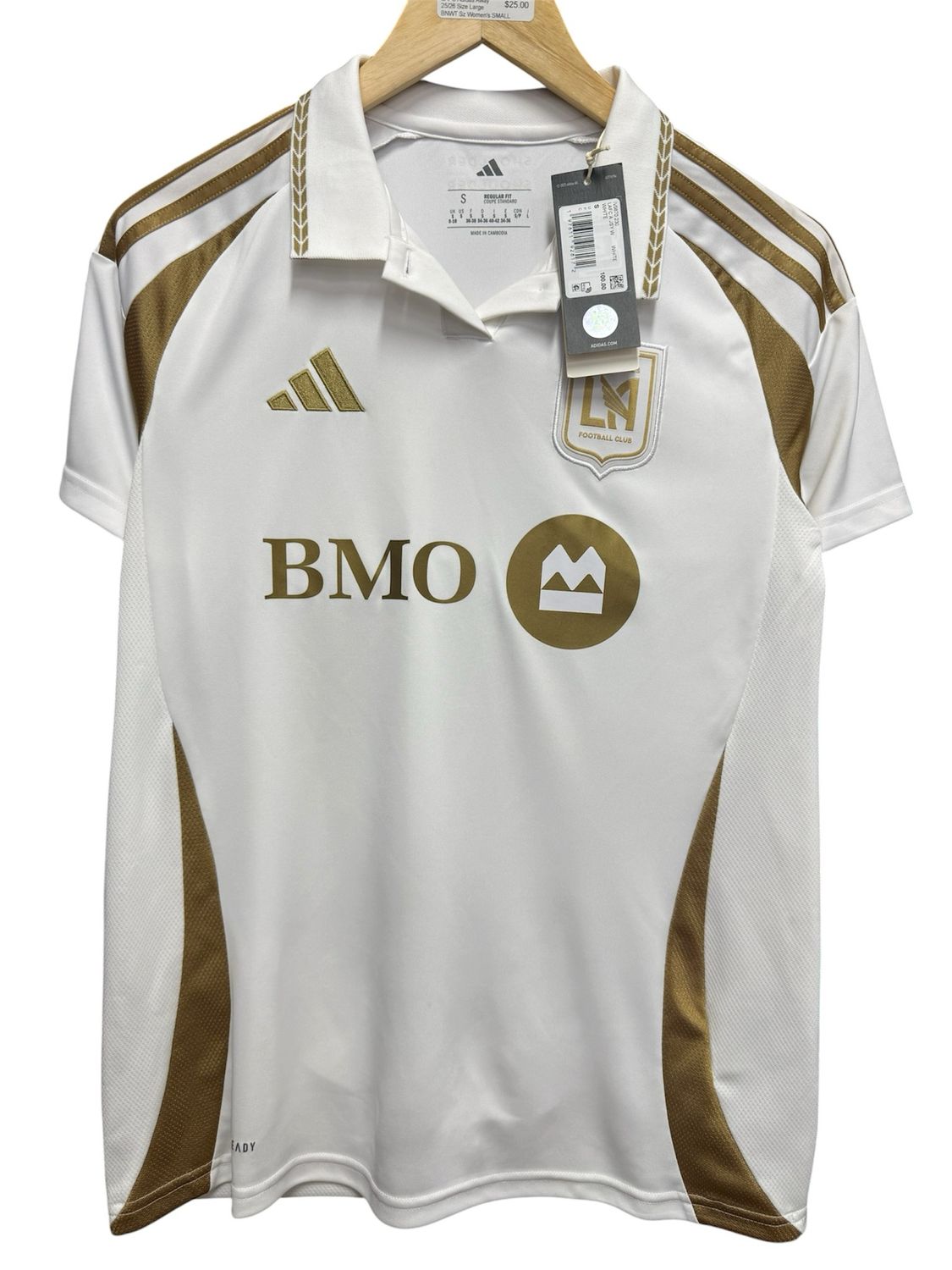 LAFC Adidas Away 25/26 Size Large BNWT Sz Women's SMALL