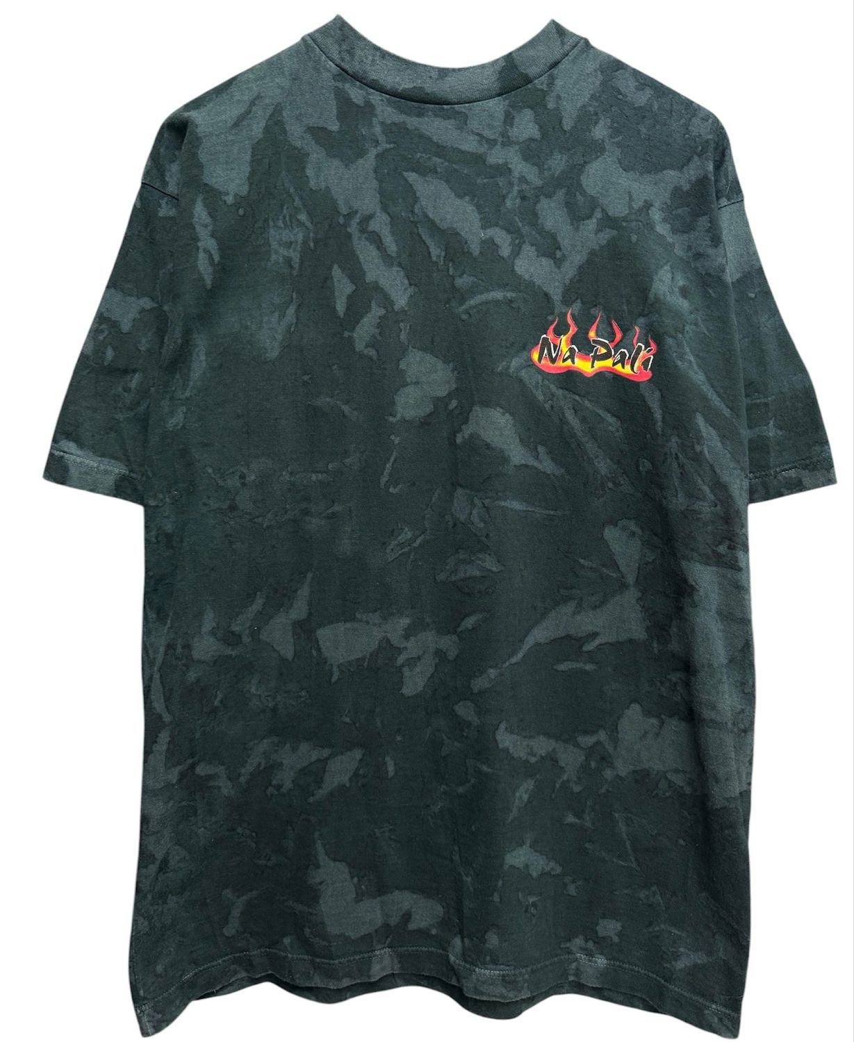 Y2K Na Pali Hawaii Surf Shirt Size L