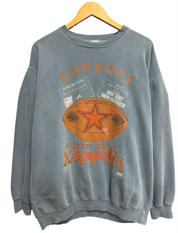 1994 Cowboys Super Bowl Champs Crewneck Size M 23x27