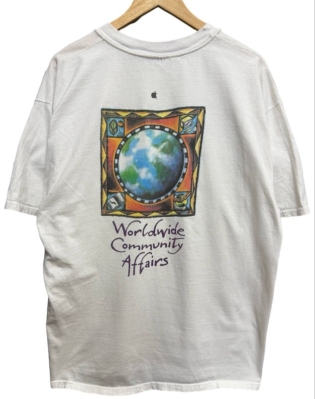90's Apple Worldwide Community Affairs Tee Size XL