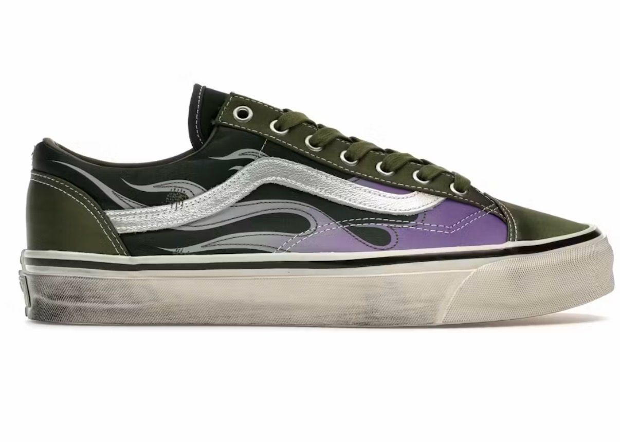 Vans LX Old Skool Archive Flame Green Size 10 (NEW)