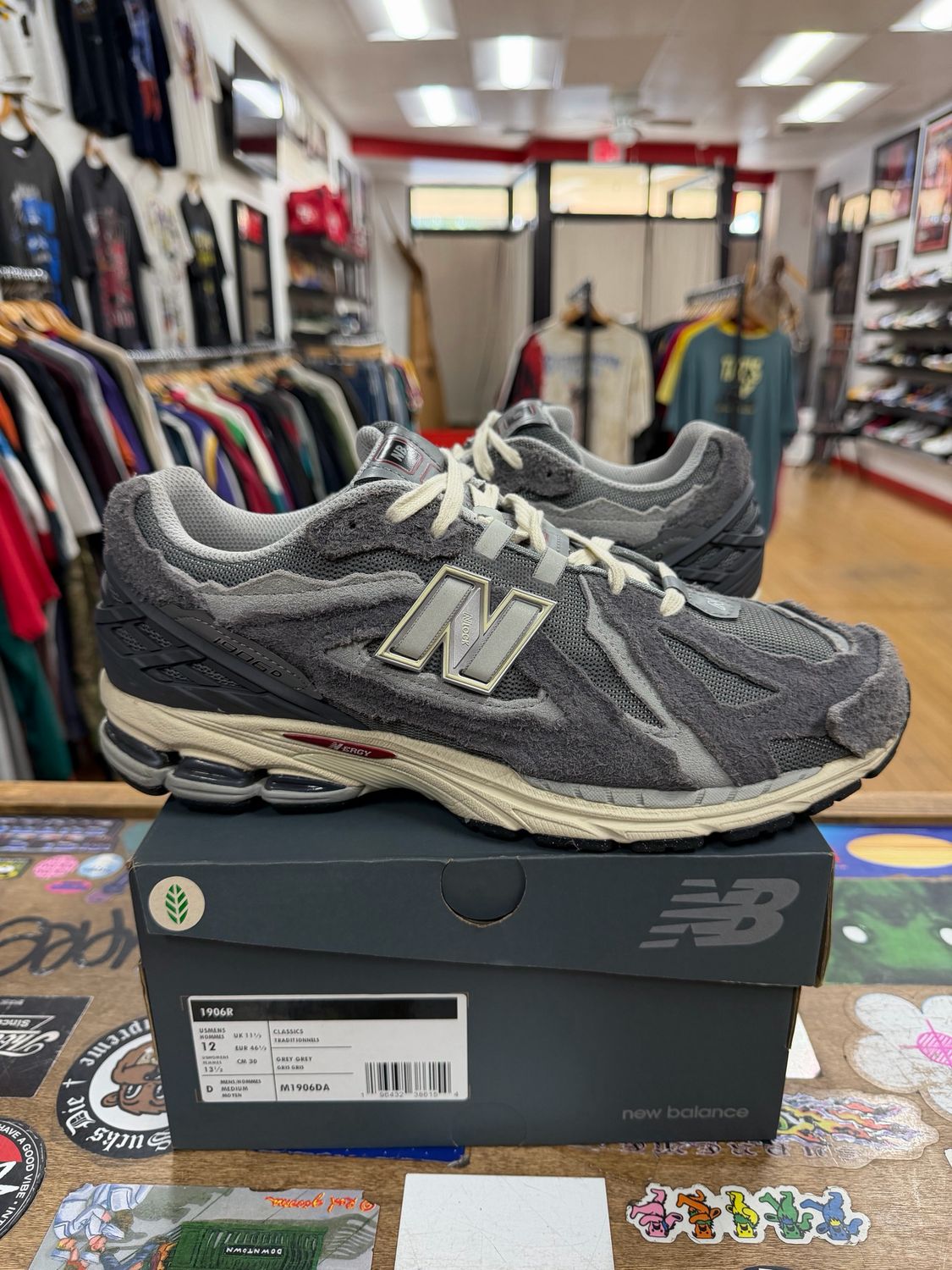 New Balance 1906D Protection Pack Harbor Grey Size 12 (WORN)