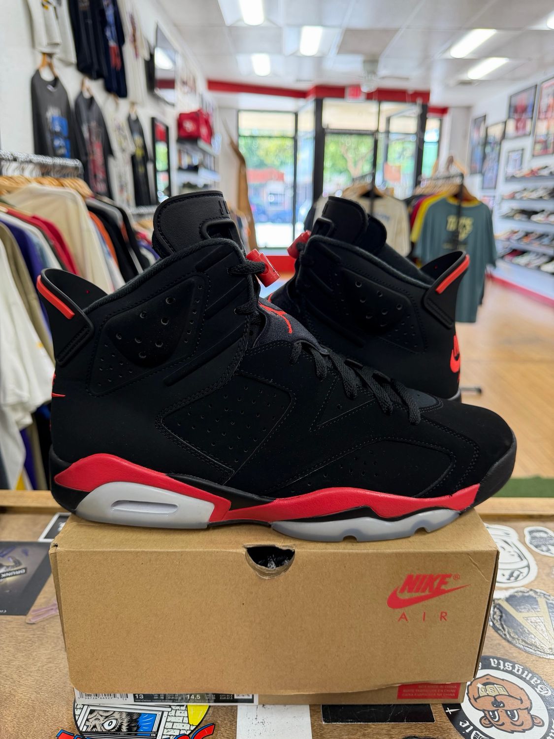 Jordan 6 Retro Infrared Salesman Size 13 (Lightly worn)