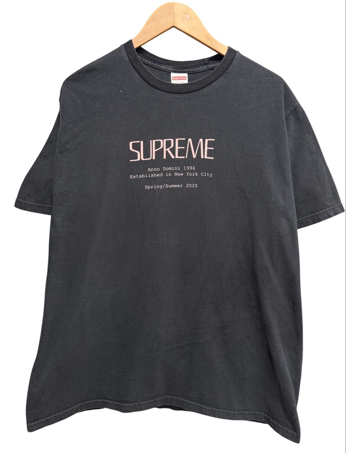 Supreme Anno Domini Tee Black Size L (WORN)