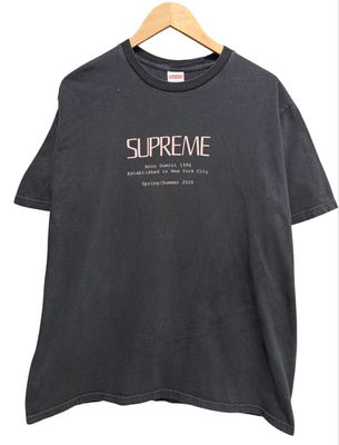 Supreme Anno Domini Tee Black Size L (WORN)