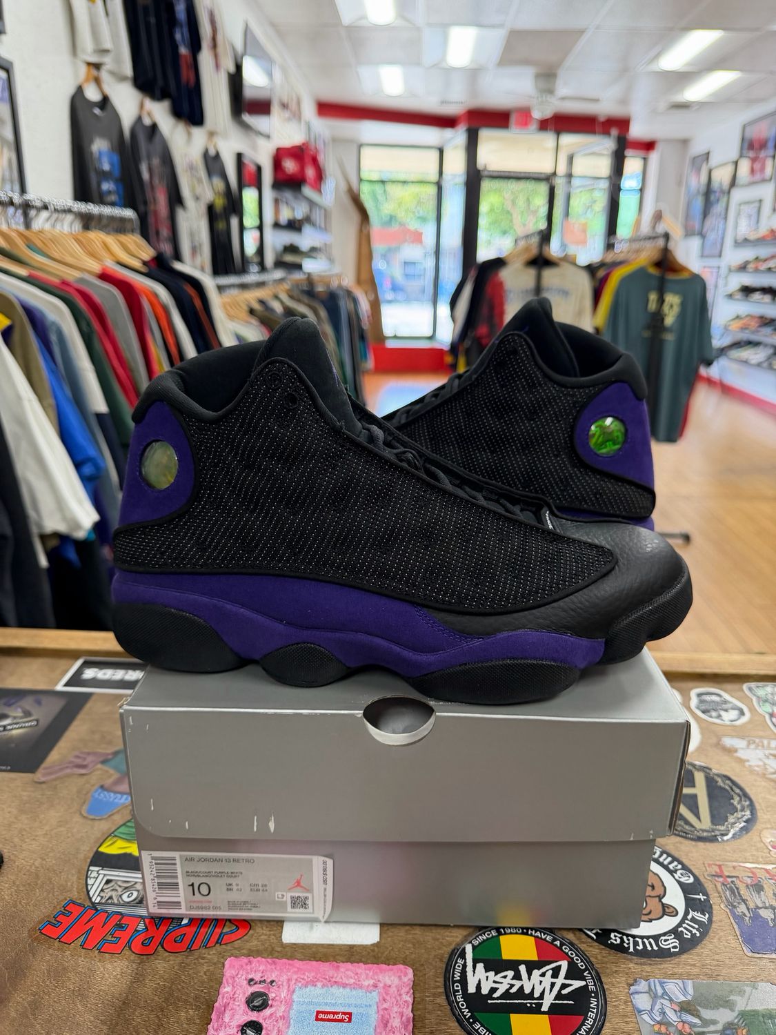 Lightly Worn Jordan 13 Retro Court Purple Size 10