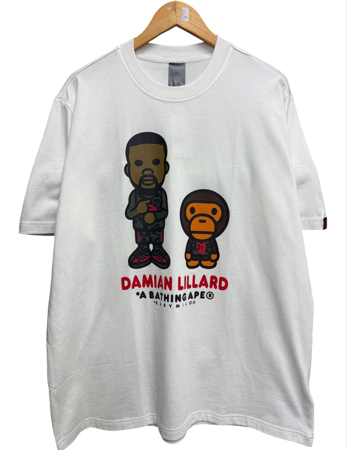 Adidas BAPE Dame 9 Tee Size L (NEW)