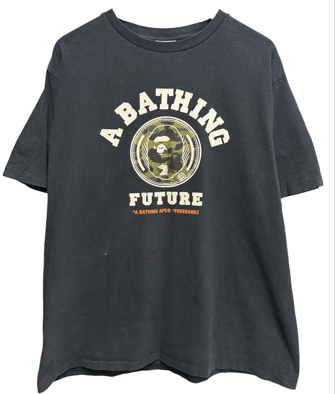 Pre Owned BAPE x FUTURE Tee Black Size XL SS21